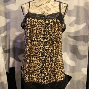 Cheetah dressy tank